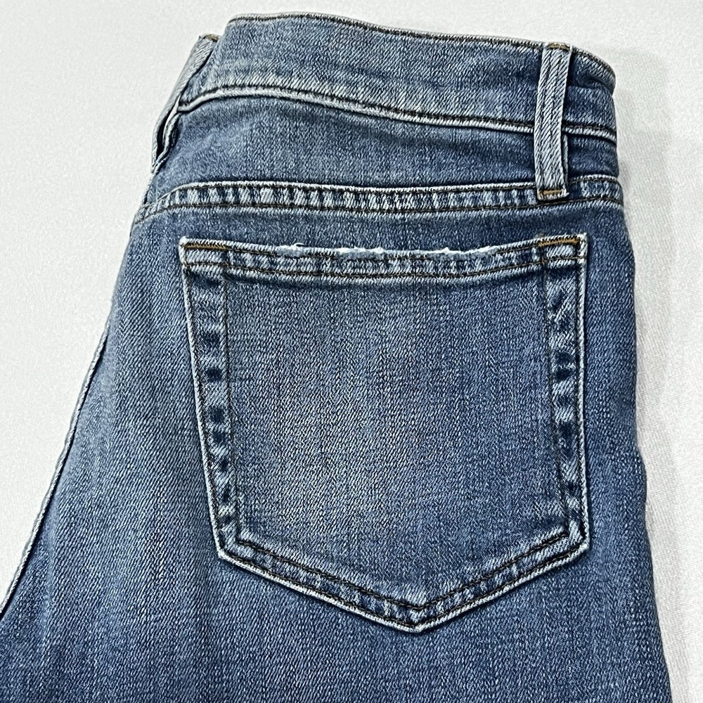 Frame Jeans Women Blue Le Boy Boyfriend Slim Stretch Denim USA Made Size 30X28